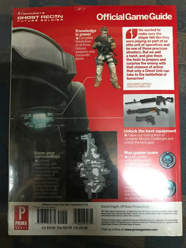 Prima Guia Del Juego Ghost Recon Future Soldier 1