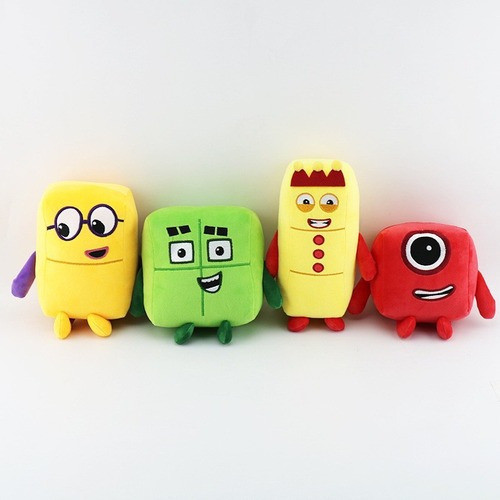 Pelúcia Numberblocks - Blocos Matemática Kit Com 10 Completo 1