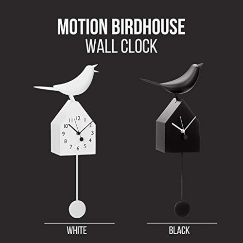 Torre Y Tajo 901658 Movimiento Birdhouse Reloj Con Péndulo D 1