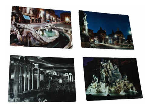Lote Postales De Roma Nocturna 0
