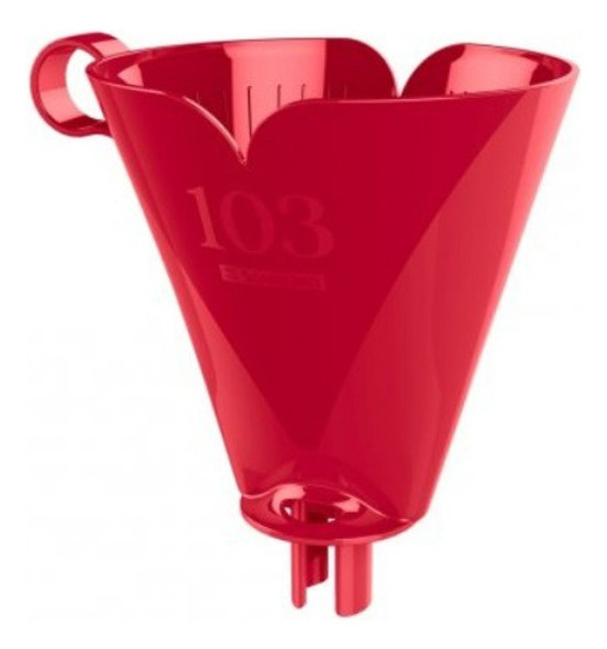 Suporte P/ Filtro De Cafe Plast Tamanho 103 Sanremo Vermelho 0