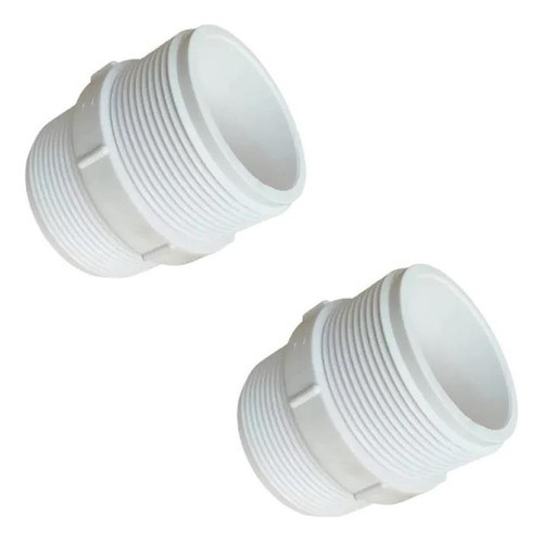 Kit 2 Nipel Paralelo Com Rosca 1 1/2  Polegadas 40mm Tigre 0