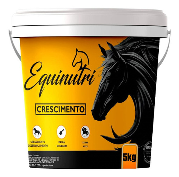 5kg Equinutri Crescimento-suplemento P/ Crescimento De Potro 0