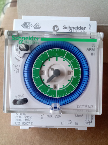 Interruptor Horario Mecánico Timer Schneider Cct15367 1