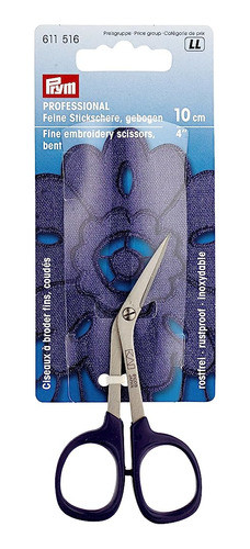Prym 4  Tijeras Profesionales De Bordado Curvado, Púrpura 1