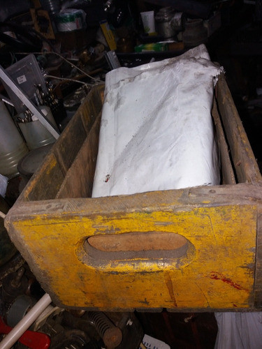 Cajon Antiguo De Coca Cola Madera Sano 1