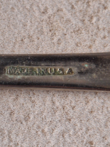 Juego De 4 Tenedores En Alpaca Marca Silco. Made In Usa 1