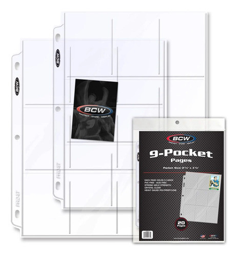 Folios Para Tcg 9 Bolsillos Bcw Pro X10 Unidades 1