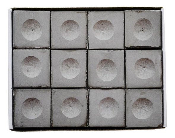 Giz Triangle Cinza Importado Bilhar Sinuca Kit 12 Unidades 0 Giz Triangle Cinza Importado Bilhar Sinuca Kit 12 Unidades 0