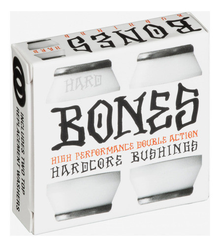 Bujes Bones Hardcore Bushings White/black Hard 96a 0