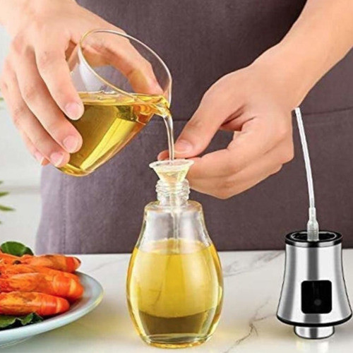 Botella Dispensador Aceitero Ovalado 200ml 1