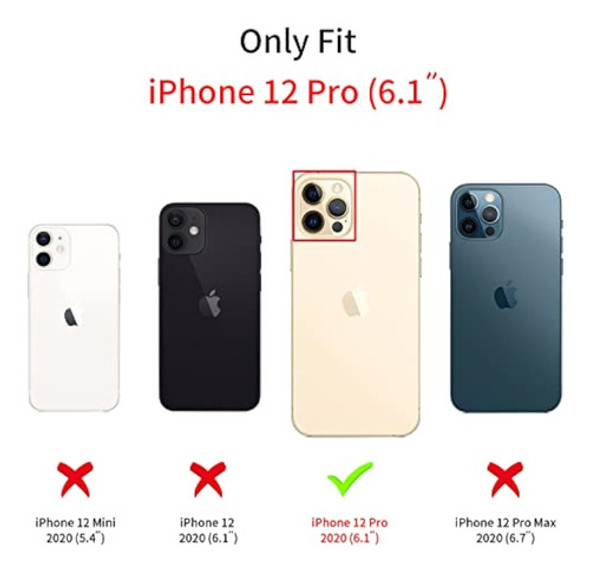 Fycyko Funda Compatible Con iPhone 12 Pro Con 1