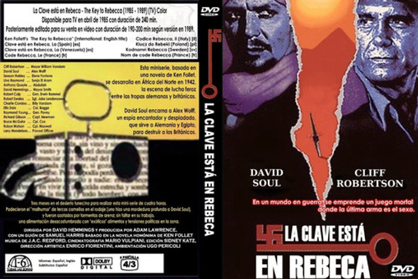 La Clave Está En Rebeca - David Soul - 2a Guerra M. Dvd 0