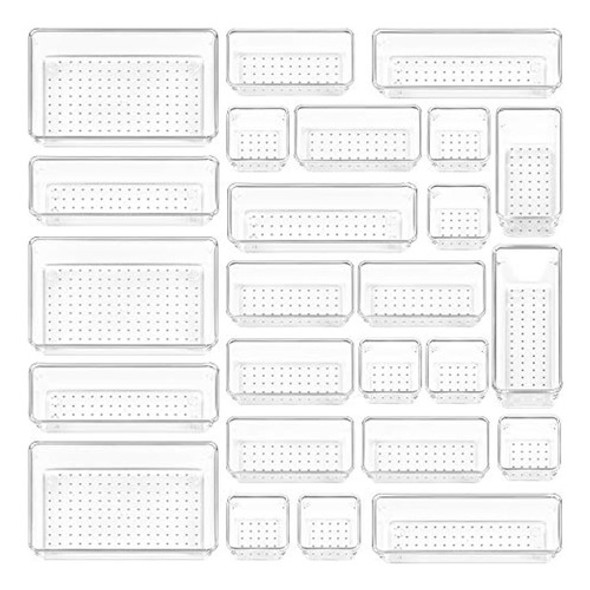 Vtopmart Juego De 25 Organizadores De Cajones De 0