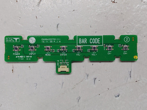 Botonera Tv LG 42lw5700. 1