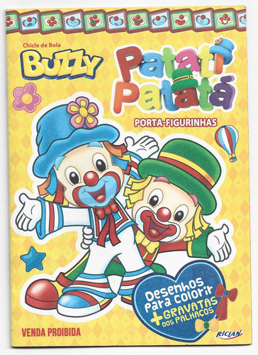 Álbum Figurinha Chicle Bola Buzzy - Patati Patata -completo 0