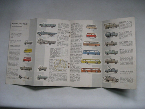 Antiguo Folleto Catalogo Programa Produccion Mercedes Benz 1