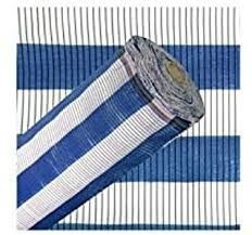 Malla Sombra Combinada Blanca-azul  80% 4mt X 50 Solt- Ynter 1