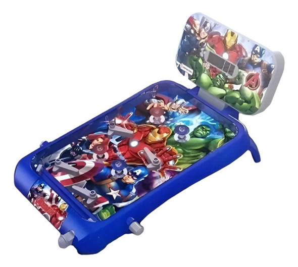 Super Pinball Electronico Flipper Super Heroes Luz Y Sonido 0