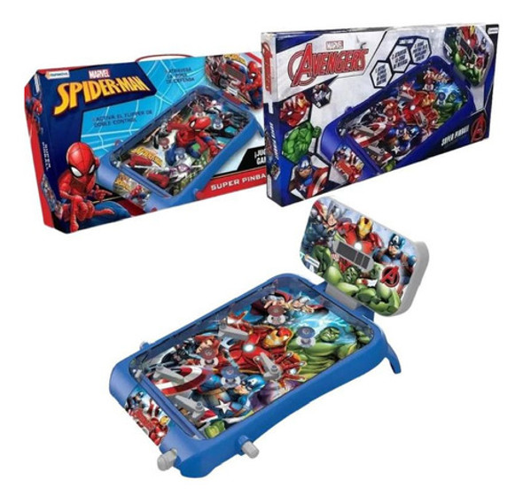 Super Pinball Electronico Flipper Super Heroes Luz Y Sonido 1
