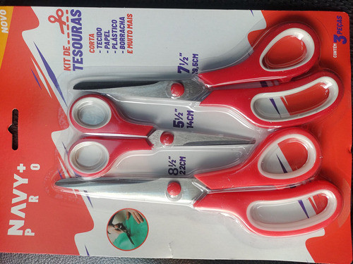 Kit De Tesouras Marca Navy 0