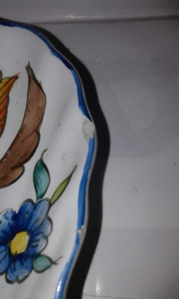 Despojador Carocero Ostra Tipo Talavera Ceramico 1