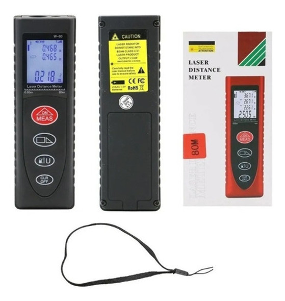 Trena Digital - Medidor De Distâncias A Laser Até 80m 0
