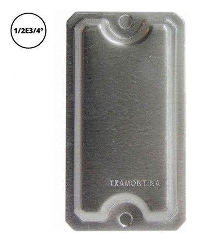 Kit 4 Tampa Cega P/ Condulet Alumínio 1/2 Ou 3/4 Tramontina 1