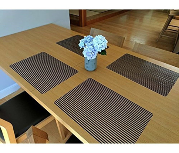 Cait Chapman Home Fashion Manteles De Rayas De Vinilo Transp 0
