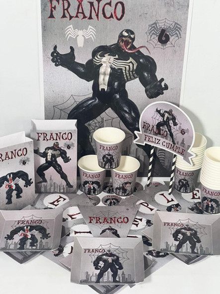 Cotillón Infantil Personalizado X 15 Venom 1