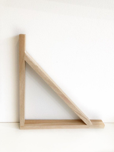 Mensula Para Estantes Madera Repisa 15cm Paraiso 4 Unidades 1