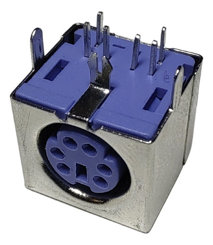 Conector Mini Din 6 Vias 90 Grados Hembra Ps/2 0