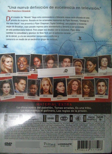 4dvd  Orange Is The New Black  Temporada 1  Original Sellada 1