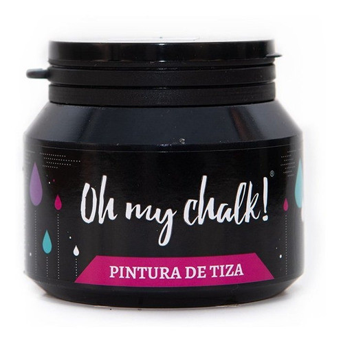 Pintura De Tiza 210cc - Oh My Chalk - Negro - Boedo 0