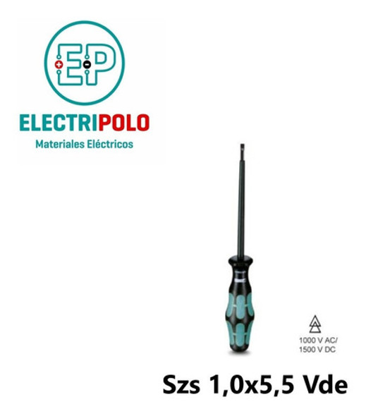 Destornillador Plano Aislado Szs 1,0x5,5 Vde Phoenix C 1 Destornillador Plano Aislado Szs 1,0x5,5 Vde Phoenix C 1