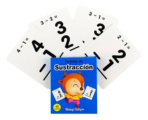 Set De Cartas De Operaciones Para Niños - Suma Resta 1