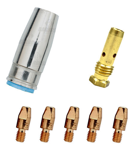 Kit Tocha Pro 153/253 Tbi - 1 Bocal/1 Difusor/5 Bicos 0,8mm 0