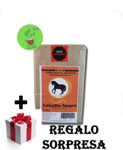 Combo Yerba Caballo Negro Barbacuá X 2u De 1kg + 2u De 1/2kg 0