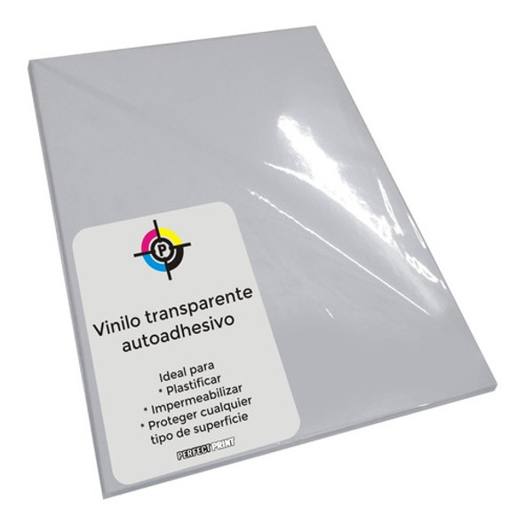Vinilo Autoadhesivo Transparente A3 Impermeable Plastificar 0