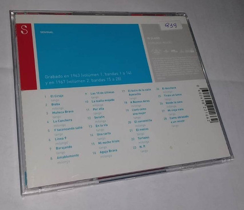Edmundo Rivero - En Lunfardo - Volumenes 1 Y 2 Cd Kktus 1
