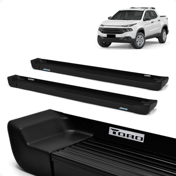Estribo Fiat Toro Volcano 2020 2021 2022 Prime Preto 0 Estribo Fiat Toro Volcano 2020 2021 2022 Prime Preto 0