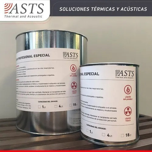 Adhesivo De Contacto Asts Placas Acústicas 4 L Tipo Fonac 1
