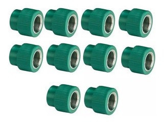 Cupla Union Tubo Fusión 20mm X 3/8 R/ Hembra  X 10 Unidades 0