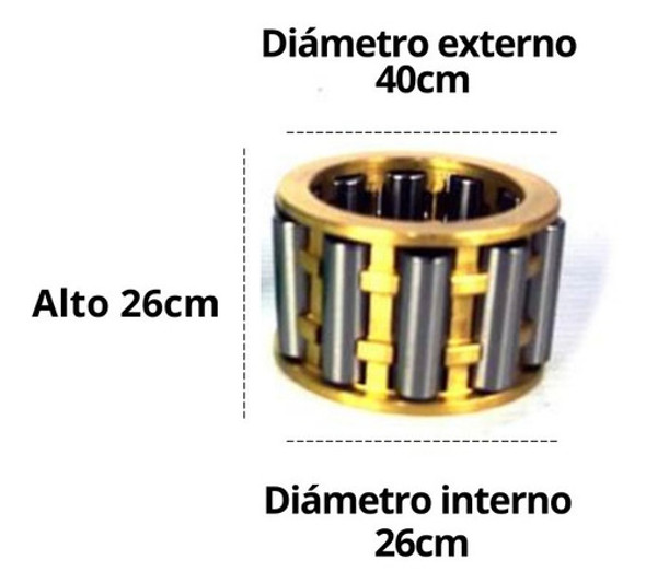 Rodamiento Pesaro 26x40x26cm Tractor Zanello Pauny Hl102/124 1