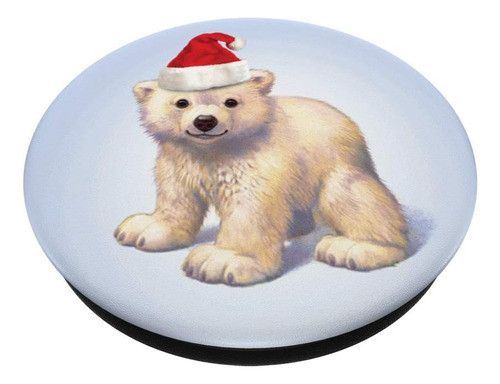 Anillo Para Celular - Oso Polar/navidad 1