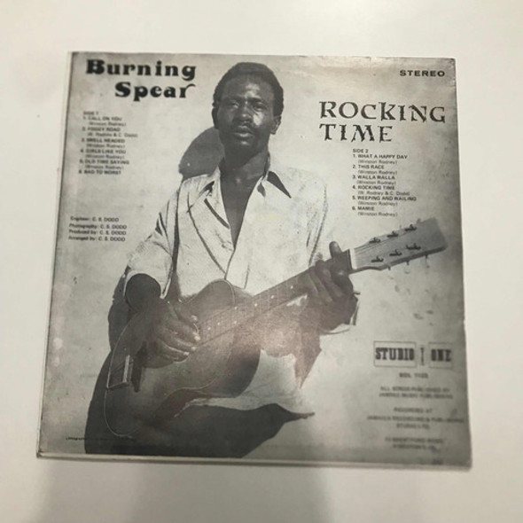 Lp Reggae- Burning Spear ( Rocking Time, Importado Original 1 Lp Reggae- Burning Spear ( Rocking Time, Importado Original 1