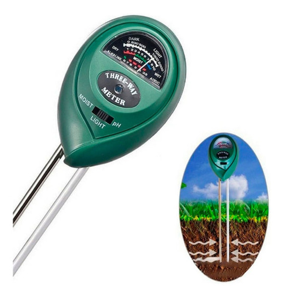 Medidor De Ph Suelo Tierra Humedad Y Luz Cultivo Db-005 1