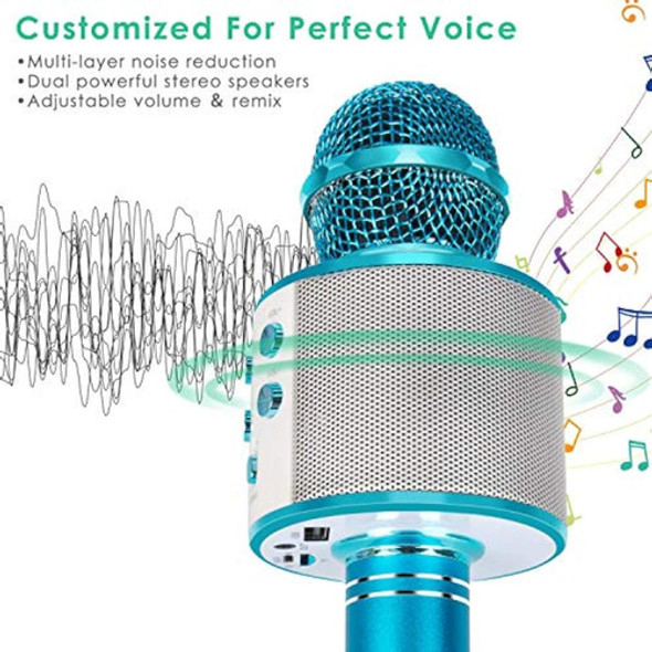 Kidwill Micrófono De Karaoke Inalámbrico Bluetooth 1