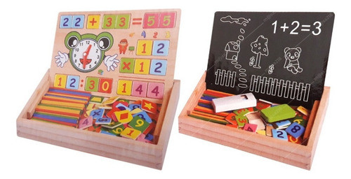 Juego Didáctico Montessori Pizarra Operaciones Matematicas 1