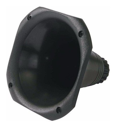 Corneta Cone Curto Universal 1450 Preta Som Trio Automotivo 1